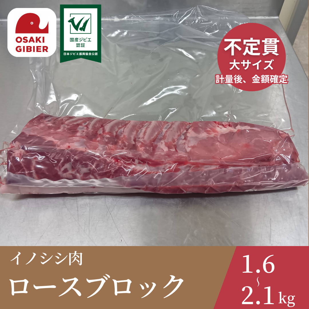 大崎ジビエ イノシシ肉 ロース肉 ブロック 大
