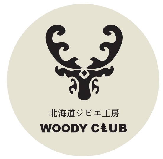 北海道ジビエ工房 WOODY CLUB ロゴ